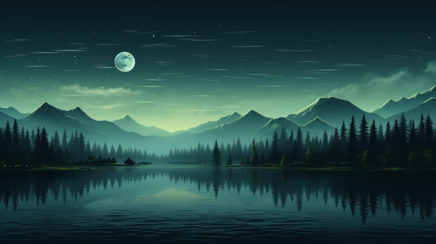 Night landscape