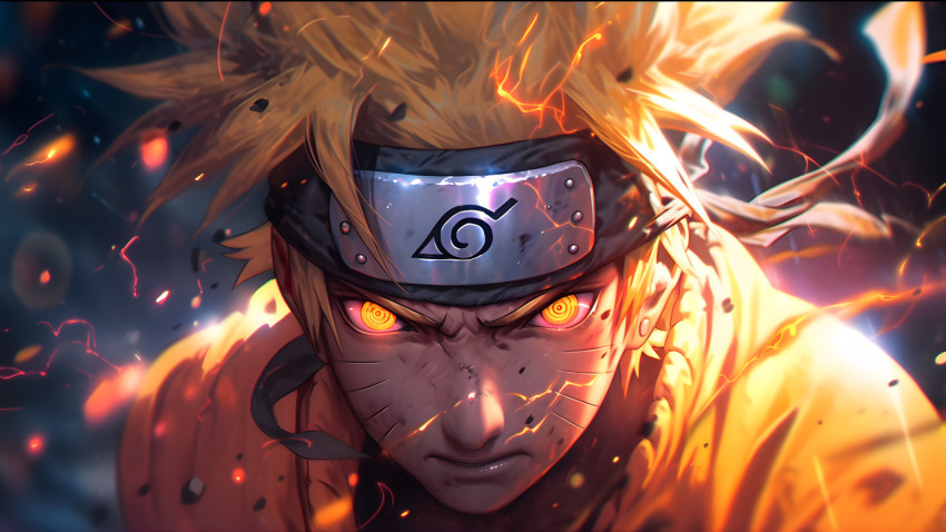 Naruto Uzumaki: Ultra-Realistic Ninja Gaze